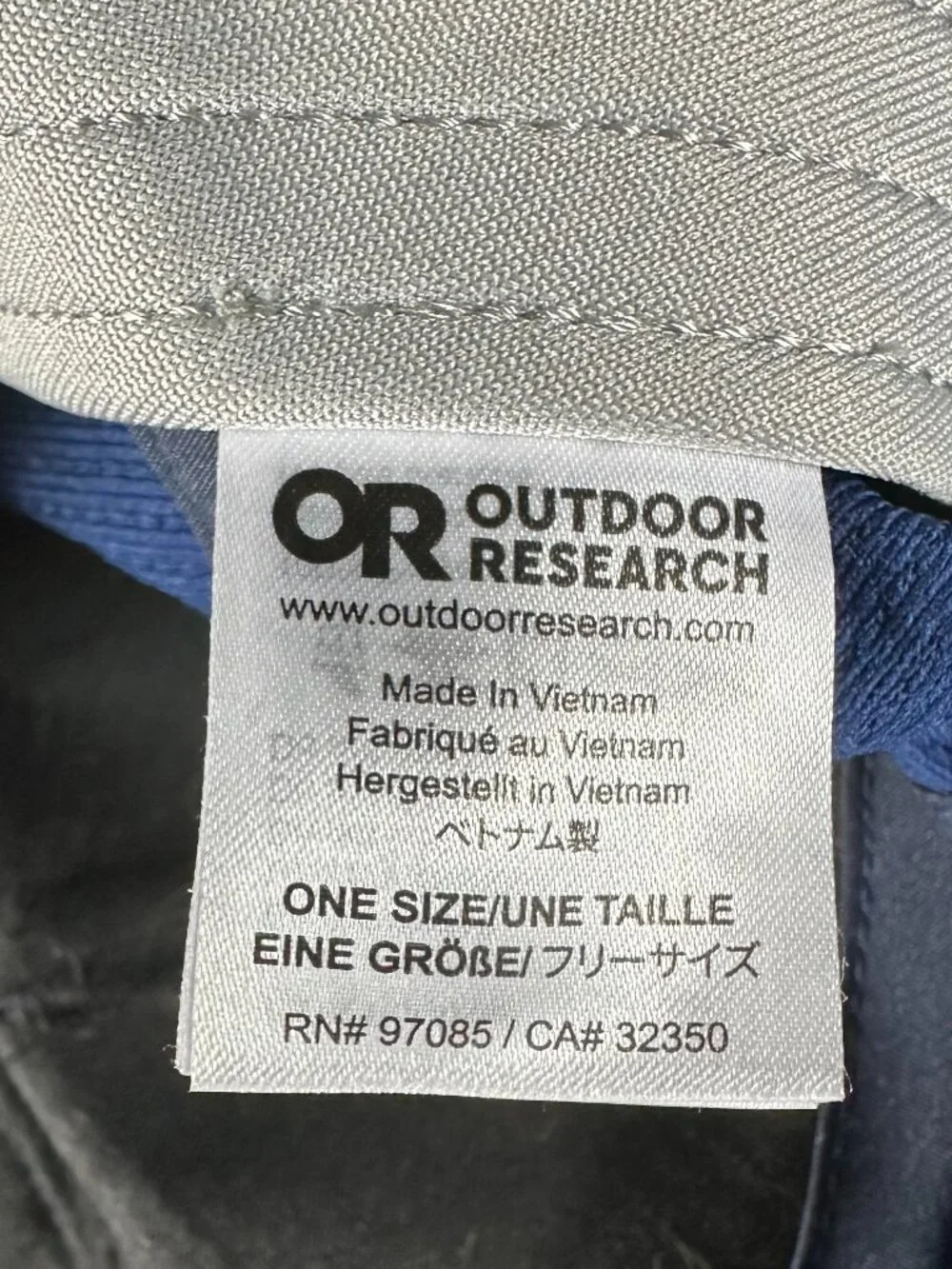 Outdoor Research Freewheeling Trucker Cap Snapback Blue One Size